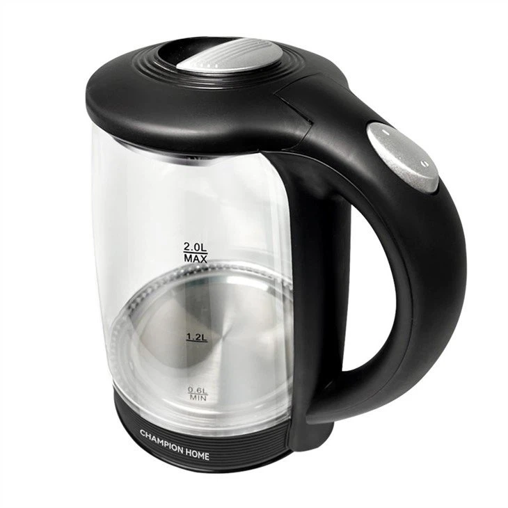 illuminated glass kettle